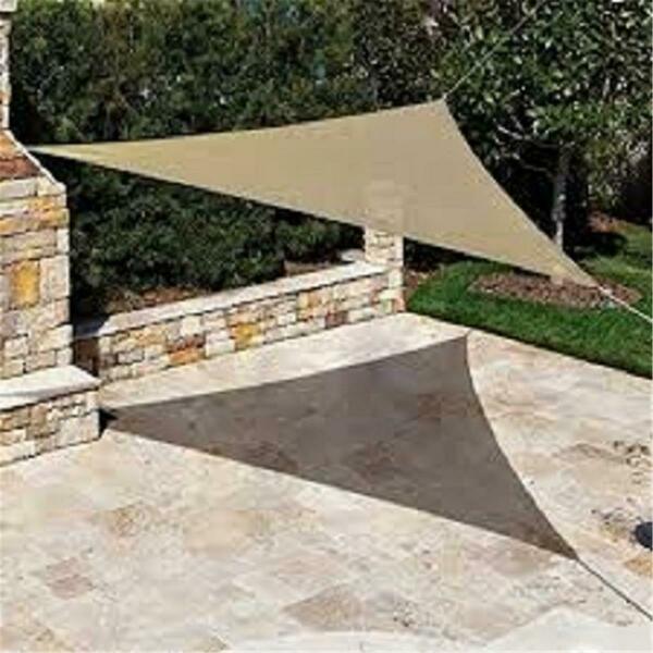 Gale Pacific Usa Gale Pacific Ready To Hang Shade Sail 11 Ft. X 10 In.- Almond 472467
